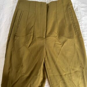Zara Tan Chinos Relaxed Fit Cotton Blend